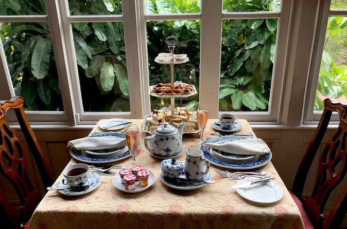 Afternoon Tea at Graycliff Hotel - Service, china, and the private format