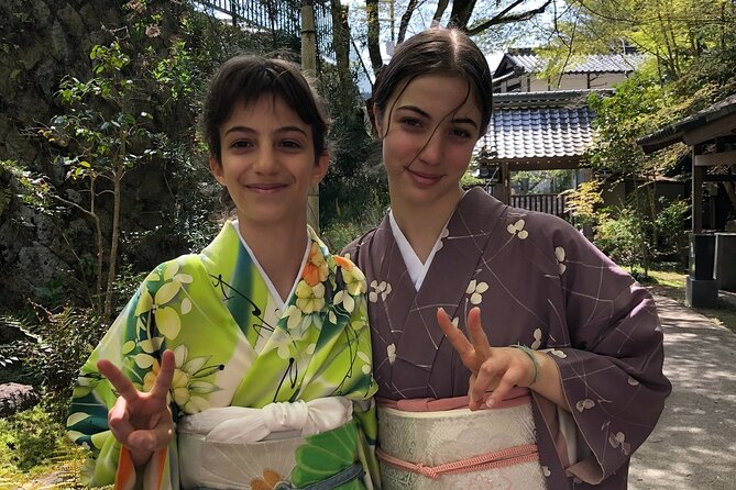 An Amazing set of Cultural experience: Kimono, Tea Ceremony and Calligraphy - A small group makes the lessons easier