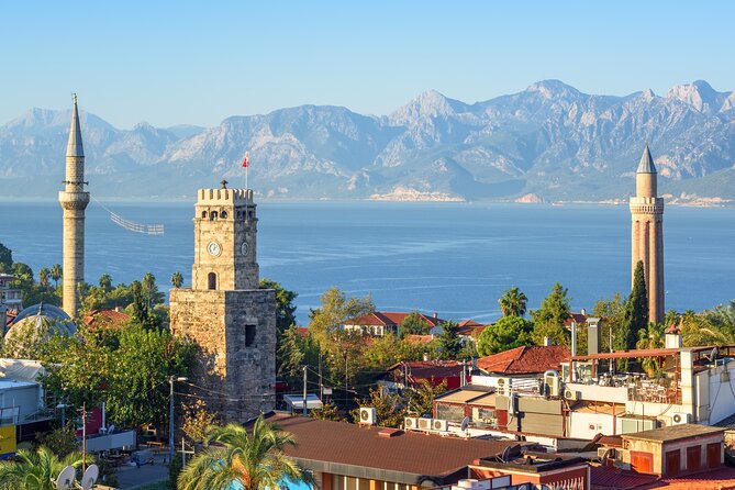 Antalya: Old Town Walking Tour incl. Turkish Tea and Baklava - Looking down toward Kaleici Marina