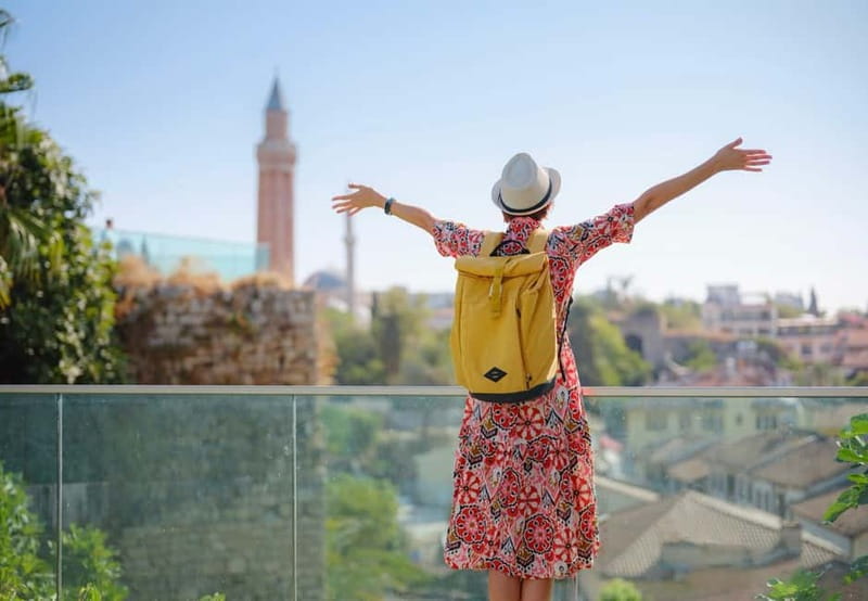 Antalya: Old Town Walking Tour with Turkish Tea and Baklava - Hidirlik Tower and the Mediterranean viewpoint
