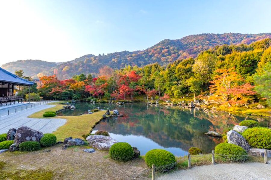 Arashiyama Bamboo, Temple, Monkeys, or Secret Sake Brewery - Crossing Togetsukyo Bridge
