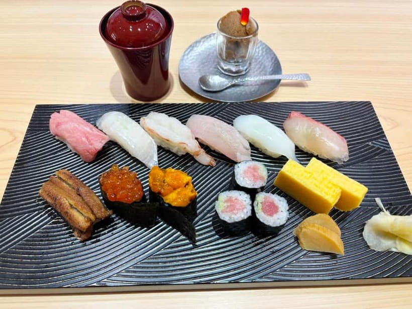 Authentic Tea Ceremony & Sushi in The Museum of Kyoto - Sushi Shin begins the experience with craft