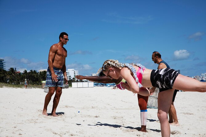 Beach Yoga & Tea Experience on South Beach - Meeting the class beside South Beach