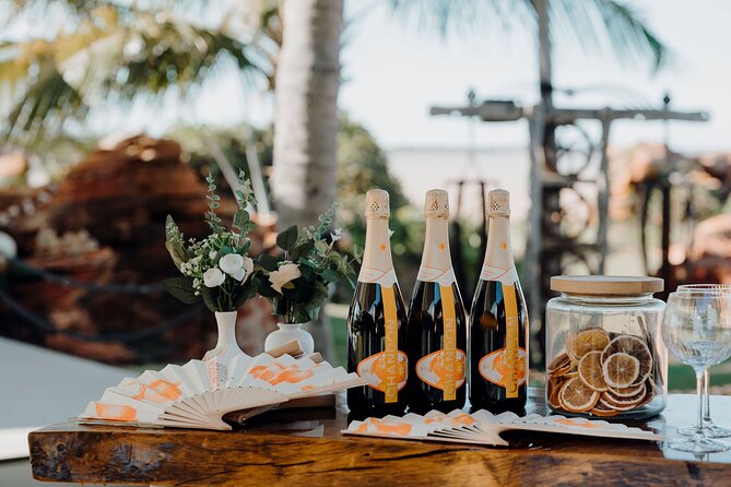 Boab and Myrtle Chandon High Tea in Broome - Pearl meat ceviche brings Broome to the plate
