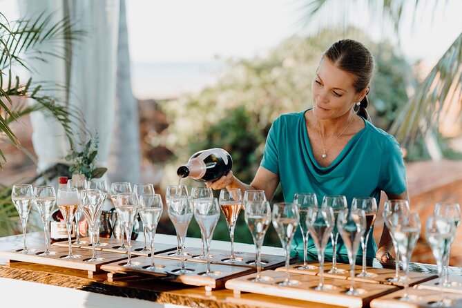 Boab and Myrtle Chandon High Tea in Broome - Roebuck Bay sets the tone