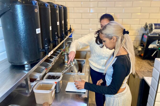 Bubble Tea Making Experience in London - Making three custom boba drinks