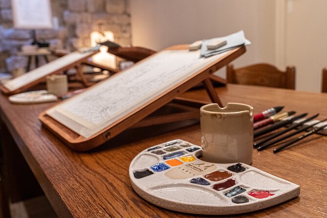 Cinematic Watercolor Workshop and Tea Experience at Boma Café - The Japanese tea pause changes the rhythm