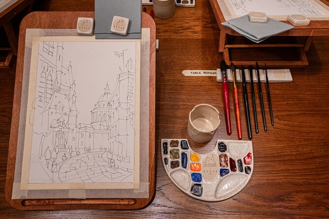 Cinematic Watercolor Workshop and Tea Experience at Boma Café - Group size, timing, and practical details
