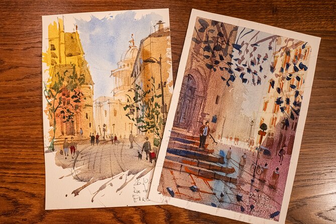 Cinematic Watercolor Workshop and Tea Experience at Boma Café - Who will get the most from this Paris activity