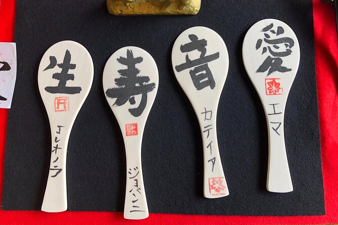 Cultural Activities :Kimono, tea ceremony, Calligraphy and Amulet - Writing your name in Japanese