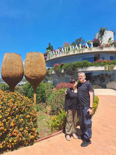 Dalat Winery and Tea tour - Starting at Linh Phuoc Pagoda