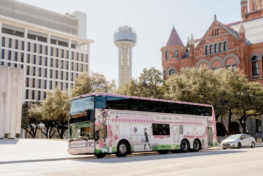 Dallas: Tea Around Town Bus Tour with Treats - Key points to know before booking