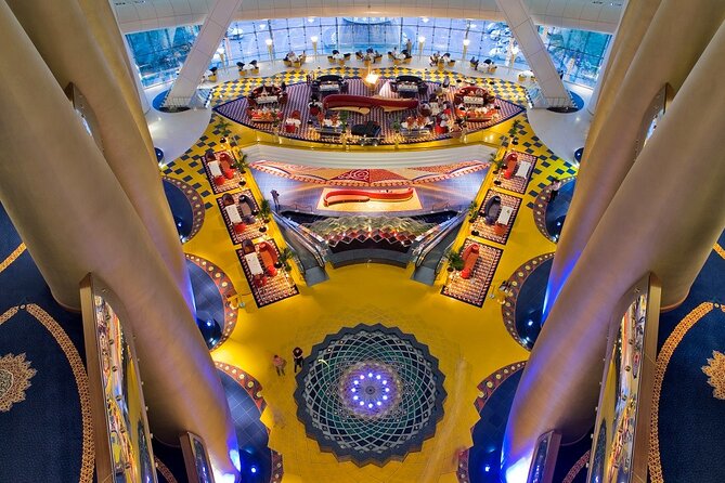 Dubai Burj Al Arab Guided Tour with High Tea Experience. - Timing, group size, and practical details