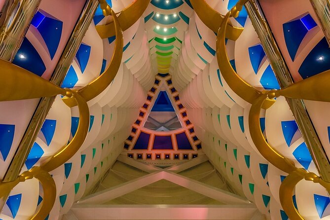Dubai Burj Al Arab Guided Tour with High Tea Experience. - High tea beneath the giant atrium