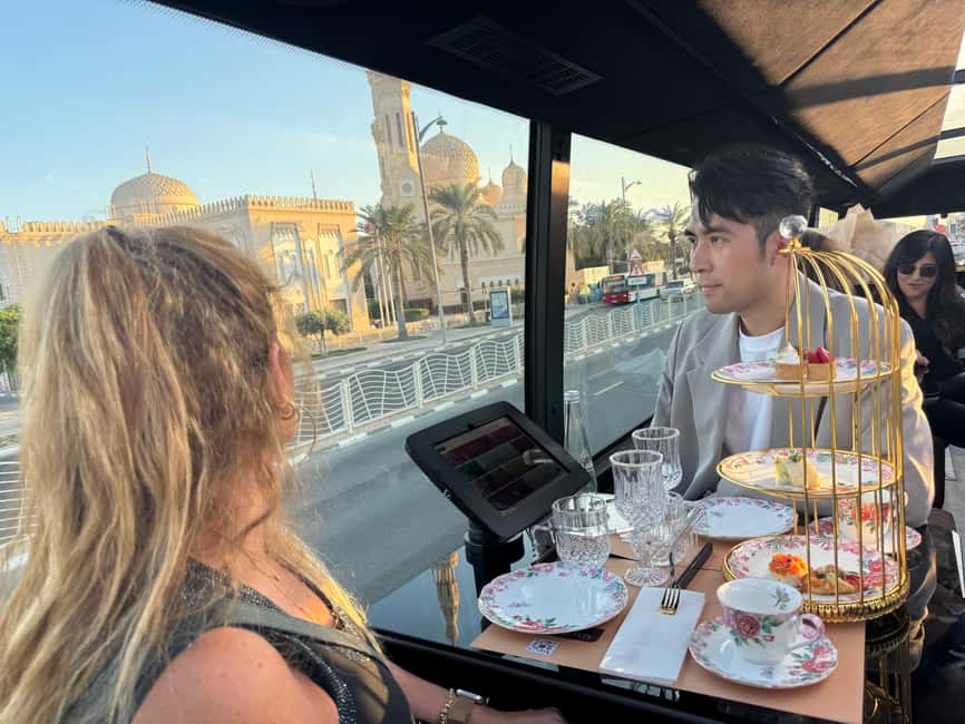 Dubai: Bustronomy Panoramic Afternoon Tea City Tour - The Savory Course Comes Before the Sweets