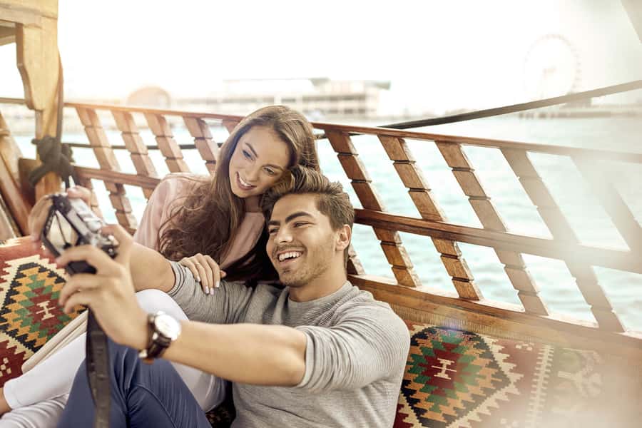 Dubai: Sunset Cruise on Traditional Boat & Emirati High Tea - Cruising Past Bird Habitat and Dhow Yards