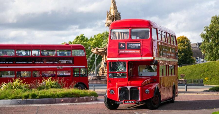 Edinburgh: Vintage Bus Tour with Afternoon Tea or Gin - Key points to know before boarding