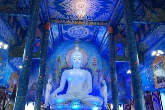 From Chiang Rai: 3 Temples, Golden Triangle Tour, Tea Plantation - Wat Rong Khun, Chiang Rai’s White Temple