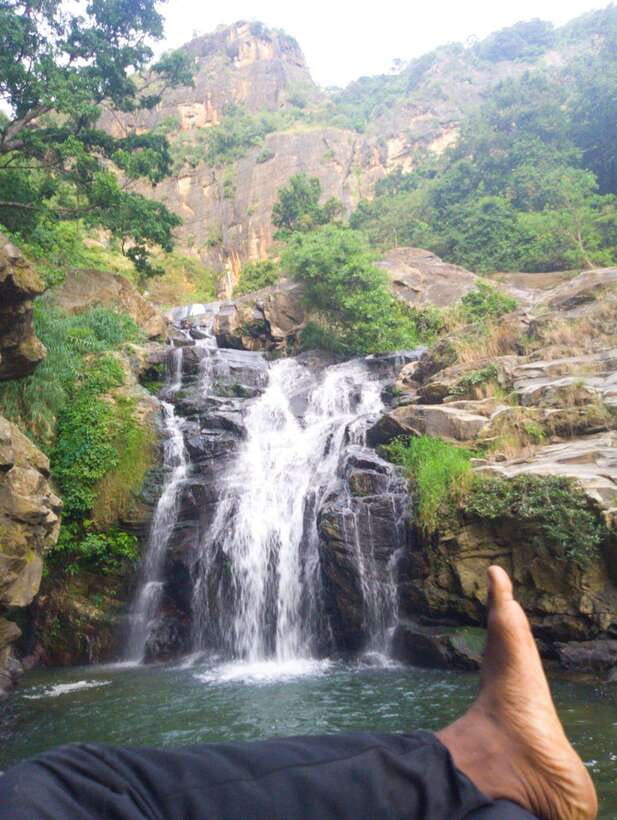 From Hikkaduwa/Galle/Mirissa : Waterfall & Tea Factory Tour - Ravana Falls and the road to Ella