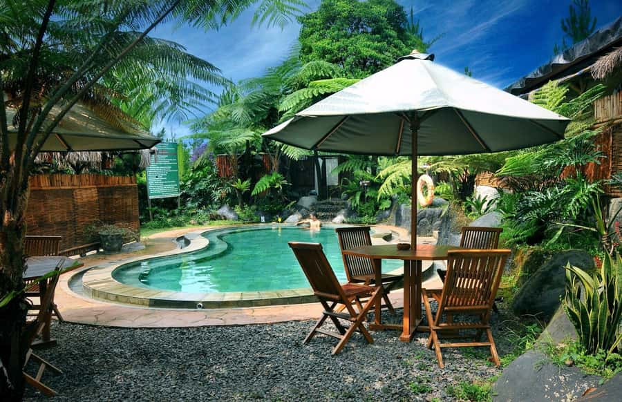 From Jakarta : Volcano, Tea & Rice Fields, Hot Spring - Tangkuban Parahu, the Main Attraction