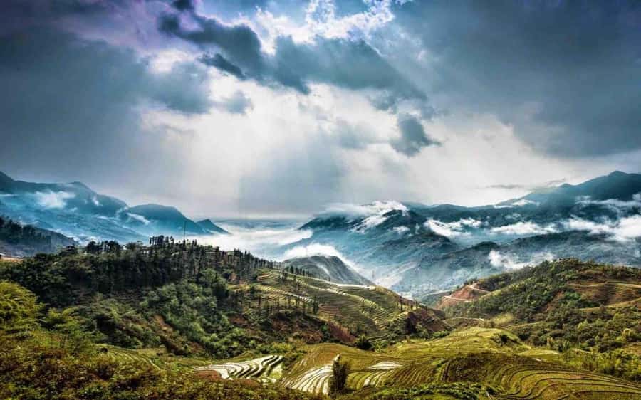 From Sapa: Y Linh Ho, Lao Chai & Ta Van Trek Day Tour - Y Linh Ho and the first rice terraces
