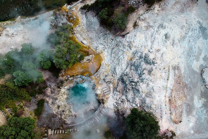 Furnas Volcano, Lake, Geysers, Tea Plantation and Terra Nostra - Starting at Gorreana Tea Plantation