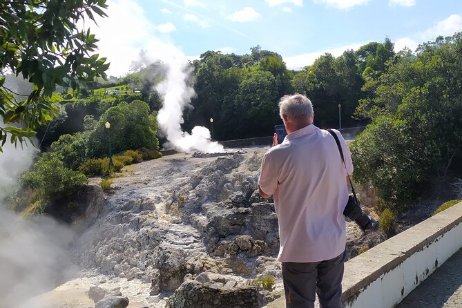 Furnas Volcano & Tea Plantation With Traditional Lunch, East Tour - Santa Iria viewpoint begins the day with Atlantic air