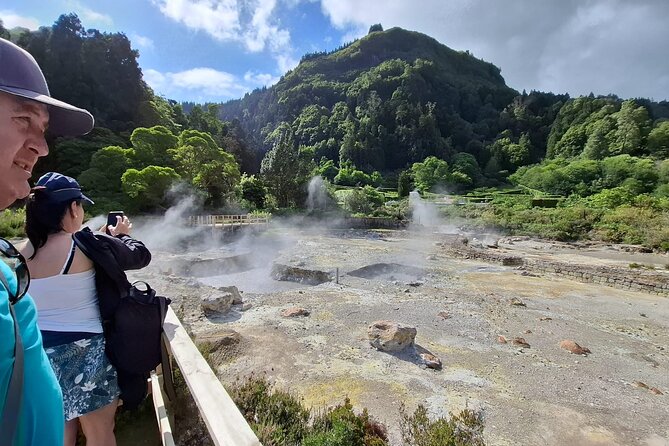 Furnas: Volcano Wonders, Tea Plantation & Waterfall Tour - Santa Iria Lookout and São Miguel’s north coast