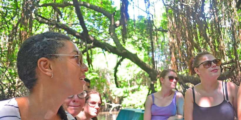 Galle Day Trip with River Safari, Sea Turtles & Tea Factory - Bentota River and its mangrove channels