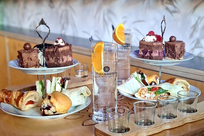 Gin Tasting and Afternoon Tea Delight in Dublin Ireland - Afternoon tea with sandwiches and cakes