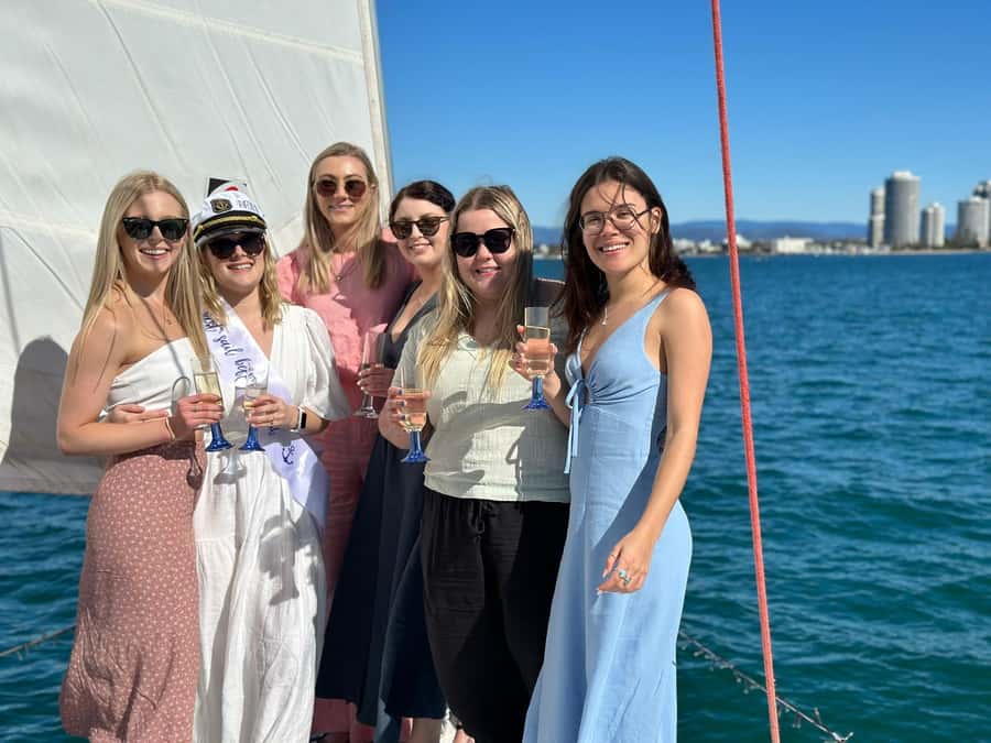 Gold Coast Private Lunch Sailing Charter for up to 10 guests - Crew Service and the Feel on Board