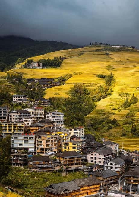 Guilin Longji: Rice Terrace with Oil-Tea Demo & Zhuang Lunch - Choosing between the trail and the cable car