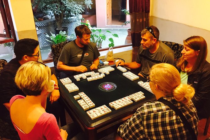 Half-day Private Mahjong course in Local Tea House - From Zhangjia Alley to the spice market