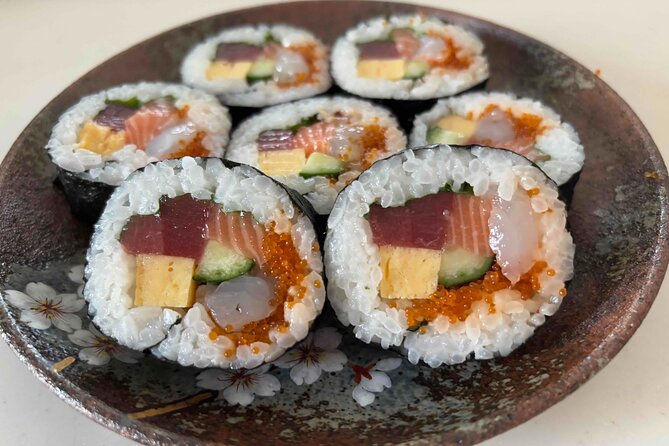 Hokkaido Seafood Sushi Rolls Experience with Matcha, in Sapporo - A Small Sapporo Kitchen With a Big Seafood Focus