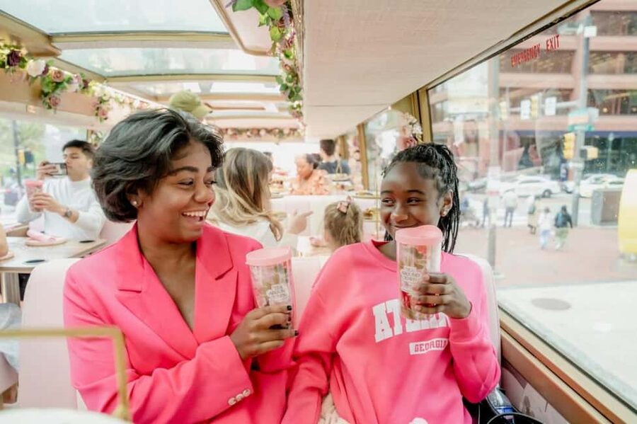 Houston: Tea Around Town® Afternoon Tea Bus Tour - Live narration adds meaning to the route