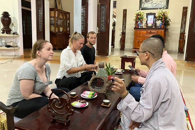 Hue Retreat: Tea and Meditation Tour with Vegetarian Meal - Meeting the monks and learning about Vietnamese Buddhism