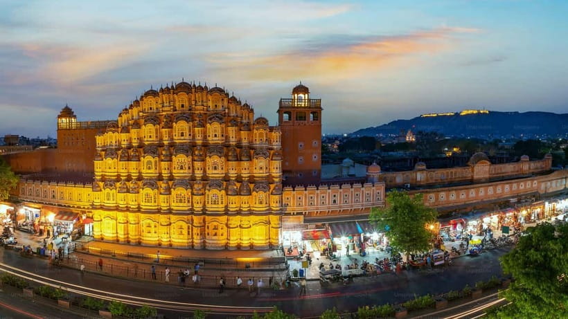 Jaipur: City Night Tour with Patrika Gate & Masala Chowk Tea - Key points at a glance