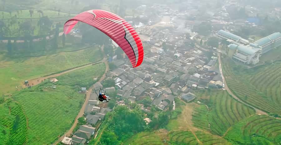 Jakarta: Paragliding on Top Mountain & Tea Plantation - Why this makes a good break from Jakarta