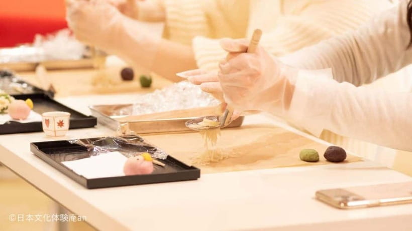 Japanese Traditional Sweets making and Tea Ceremony - Key points at a glance