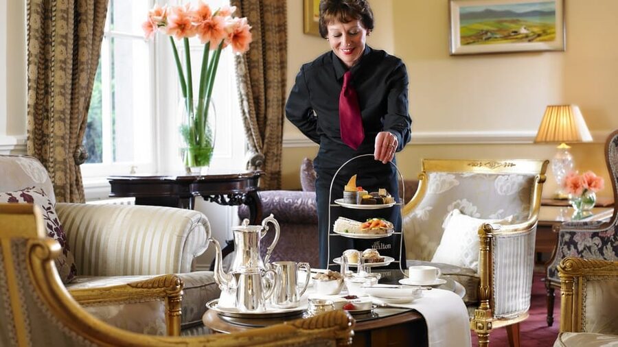 Killarney: Jaunting Car Tour with Afternoon Tea - Afternoon tea in the Great Southern Hotel