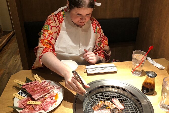 Kimono and Tea Ceremony in Asakusa Private Food Tour With Guide - A5 wagyu, drinks, ice cream, and local desserts