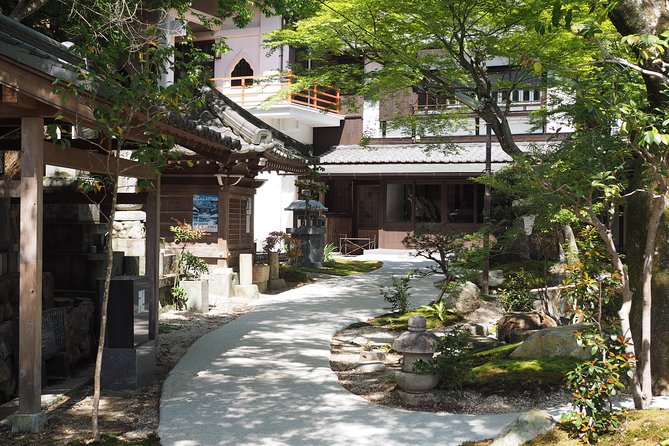 Kimono and Tea Ceremony in Miyajima - Arriving at Tokuju-ji Temple near the ferry port