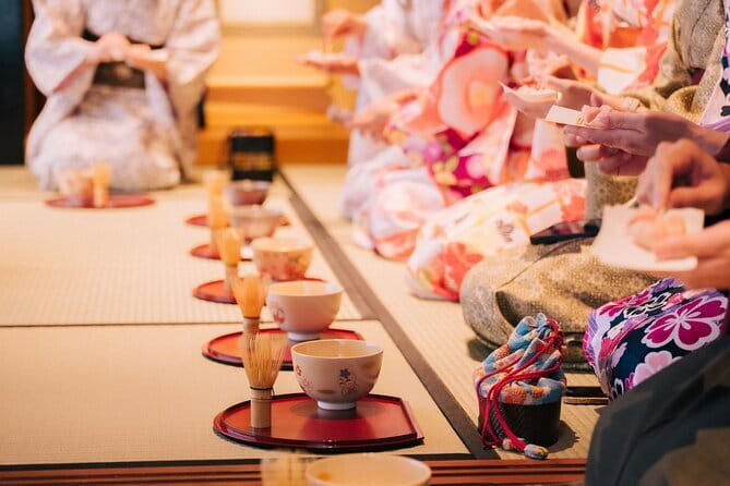 Kimono Tea Ceremony Experience at Kyoto Oritzuruya, Nishiki - Whisking Matcha With a Bamboo Chasen