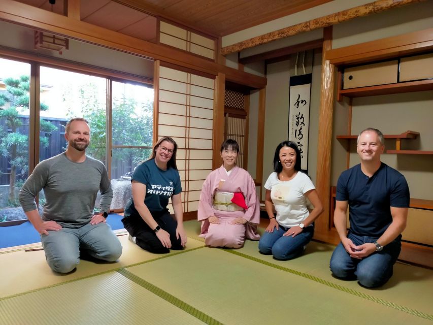 Kyoto Fushimiinari:Wagashi Making & Small Group Tea Ceremony - A Small Garden Walk to the Tatami Room