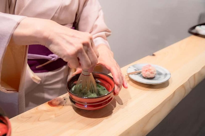 Kyoto: Make Zen Garden and Taste Matcha in Pottery Shop - Matcha and a Sweet in Front of Your Garden