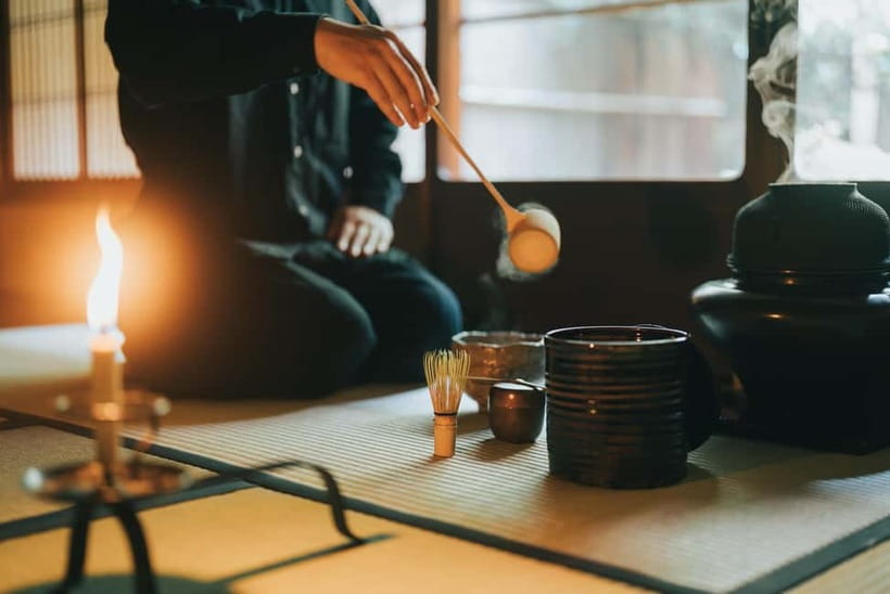 Kyoto: Mindful Tea Ceremony in 100-Year-Old Teahouse - Moving into the main tearoom