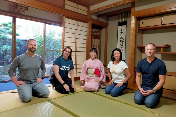 Kyoto near Fushimiinari Wagashi making&Small Group Tea Ceremony - A Kyoto tea ceremony with something to do