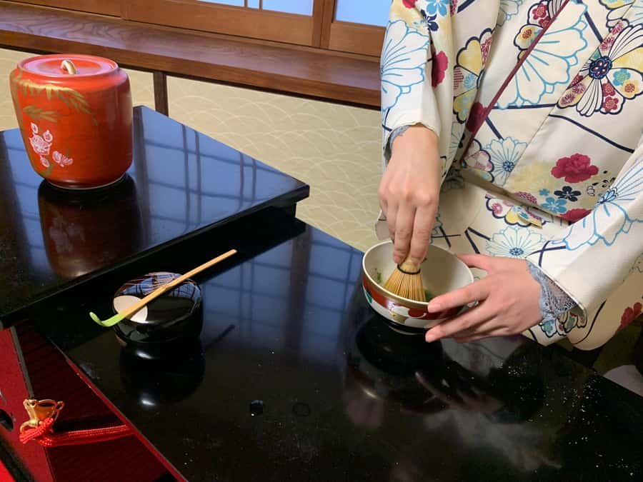 Kyoto Ninenzaka: Tea Ceremony in Old Townhouse with Chairs - The matcha and wagashi are worth the attention