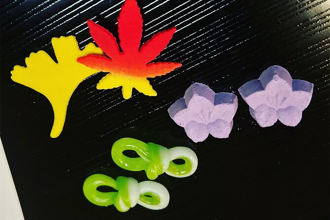 Kyoto Private Tea Ceremony with Tea Master at Home - Three seasonal wagashi from a Kyoto confectioner