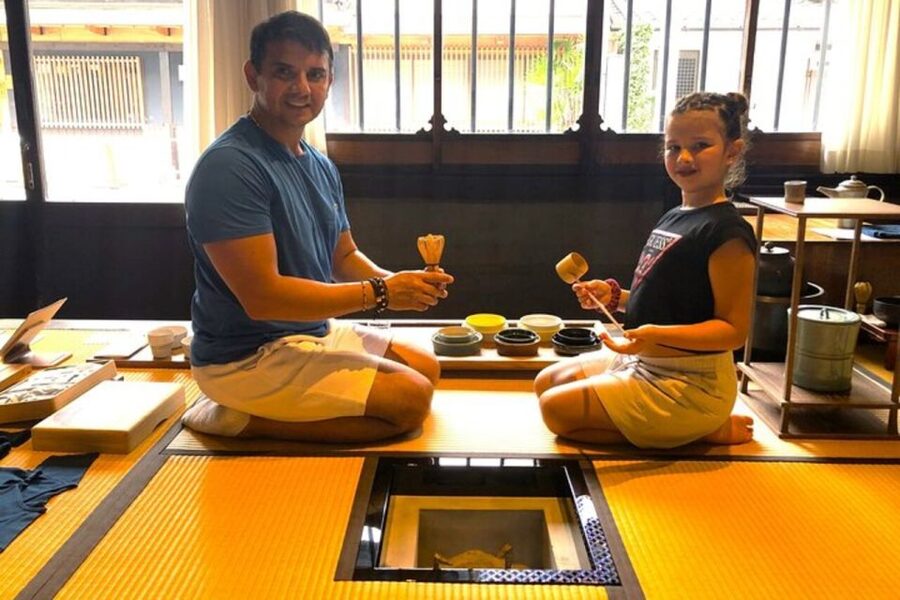 Kyoto: Tea Ceremony Meditation - Make Matcha with Tea Master - Drinking matcha with a traditional sweet